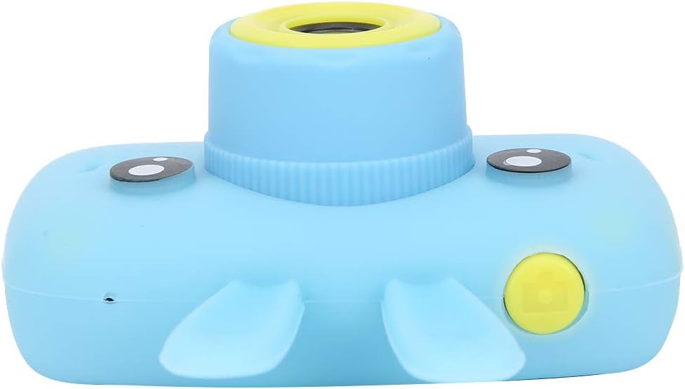 Camera foto pentru copii – cu husa din silicon in forma de iepuras - Albastru