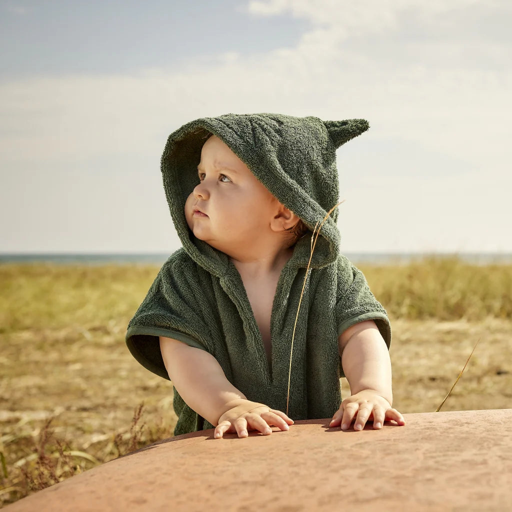 Poncho din bumbac organic pentru copii – Koala
