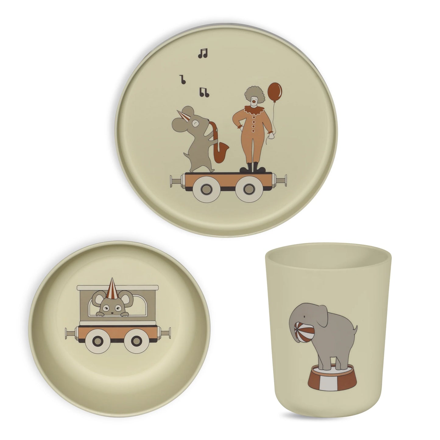 Set pentru masă din PLA – Milas, Cream