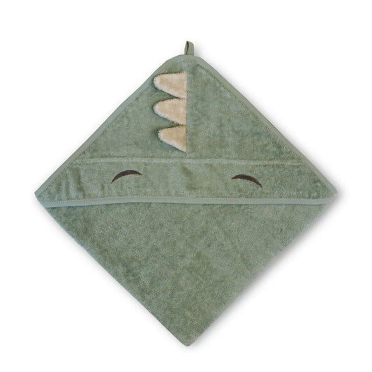 Prosop cu glugă pentru bebeluși – Aki, Light Green Dino
